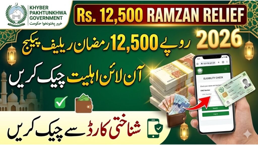 egov.kp.gov.pk Ramzan Relief Package