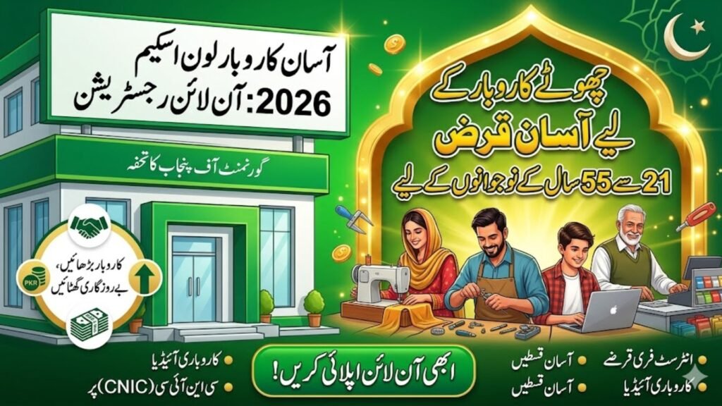 Asaan Karobar Loan Scheme 2026 – Online Registration